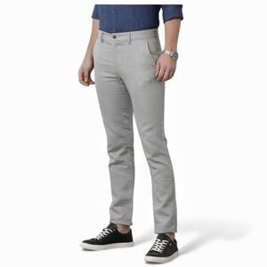 CLUB MONACO LINEN CONNOR CHINOS GREY